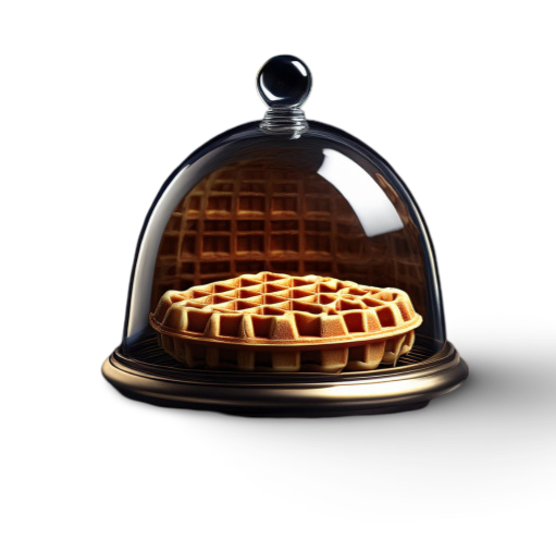 Waffle under dome
